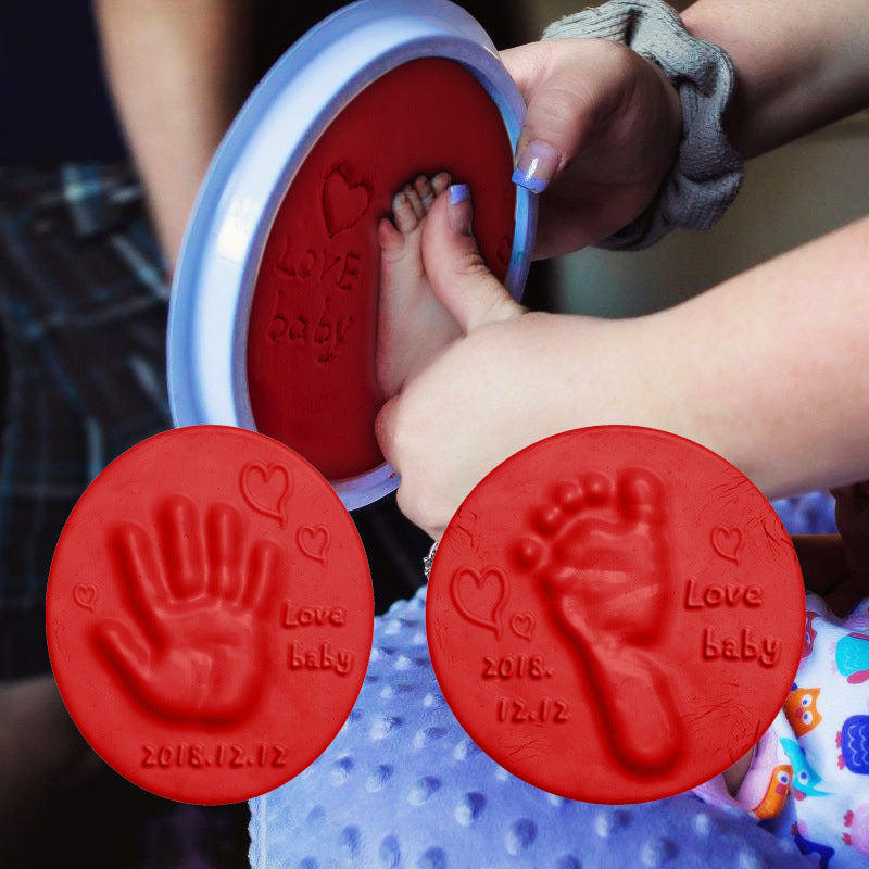 20g Soft Clay Fluffy Material DIY Baby Hand And Foot Print Mud Hand &amp;amp; Footprint