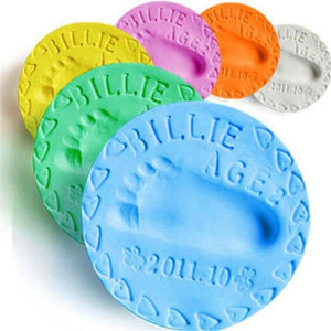 20g Soft Clay Fluffy Material DIY Baby Hand And Foot Print Mud Hand &amp;amp; Footprint