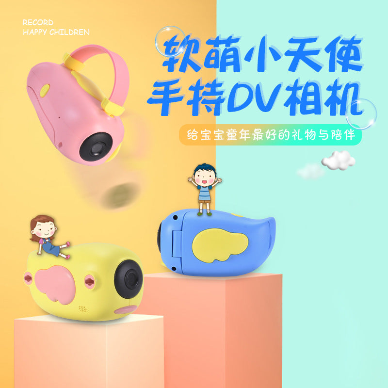 A100 Children&#039;s Handheld DV Action Camera Mini Small SLR HD Camera Digital Camera Toy Can Take Pictures