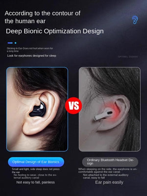 Bone Conduction Sleep Bluetooth Headset 2024 New Real Wireless Does Not Enter The Ear For A Long Time To Wear Painless Long Battery Life Large Power