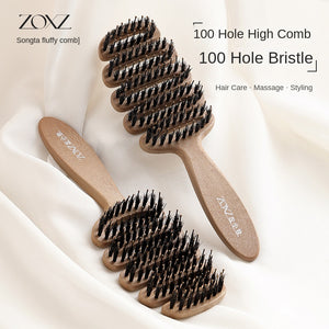 Songta Bristle Hair Protection Comb Fluffy Pig Bristle Songta Comb Massage Head Anti-static Hair Ripe Comb Hair Raising