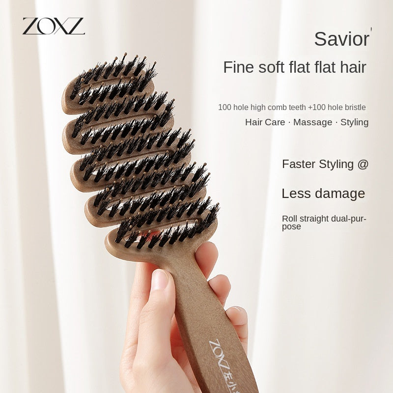 Songta Bristle Hair Protection Comb Fluffy Pig Bristle Songta Comb Massage Head Anti-static Hair Ripe Comb Hair Raising