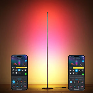 Line Lights Living Room Bedroom Bedside Decorative Lights Personalized Strip Corner Led Floor Lamp