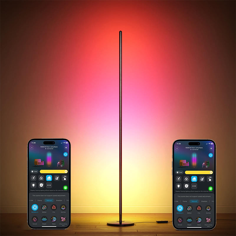 Line Lights Living Room Bedroom Bedside Decorative Lights Personalized Strip Corner Led Floor Lamp