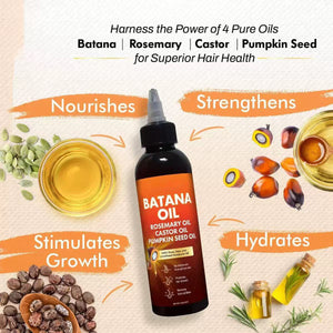Batana Oil To Improve Frizz To Promote Smooth Soft Hair Care Essential Oil In Stock Supply 118ml