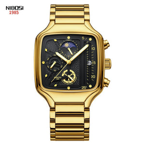 Student Watch Waterproof Calendar Personalized Square Quartz Watch