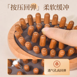 Handheld Beech Meridian Massage Brush With Pulse Abdominal Massage Brush, Leg Beauty Brush, Belly Body Dredging Liver And Gallbladder Meridian Brush