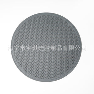 30CM Large Silicone Honeycomb Pattern Placemat Household Kitchen Silicone Draining Mat Tableware Insulation Sand Pot Mat Large Small Size