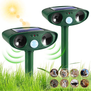 Solar Rat Repellent Ultrasonic Repellent Outdoor Waterproof Infrared Flash Repellent Bird Repellent
