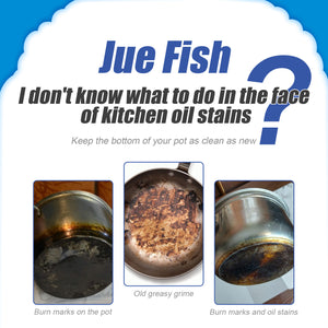 Oil Stain Foam Cleaner Household Stove Kitchen Pot Bottom Oil Stain Range Hood Gentle Cleaning