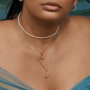 New Necklace Female Golden Moon Pendant Female Zircon Moon Clavicle Chain Female Exquisite Jewelry
