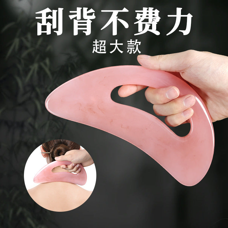 Big Bend Scraper Whole Body Universal Scraping Shaping Plate Shoulder Neck Lymphatic Massager Abdominal Leg Tendon Point Stick