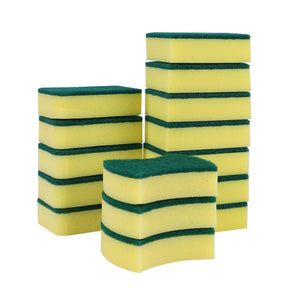 Kitchen Cleaning Sponge High Density Double-sided Dishwashing Sponge Scouring Pad Kitchen Washing Dishwashing Cloth Sponge Block