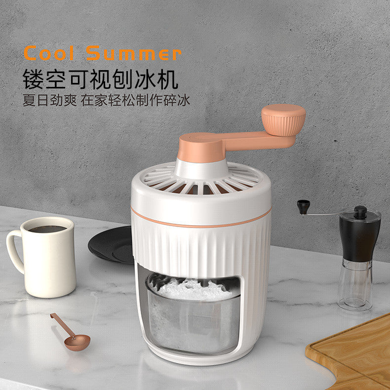 Manual Ice Crusher Household Small Soft Ice Machine Ice Crusher Ice Crusher Hand-cranked Sand Ice Machine Hail Ice Machine Stall