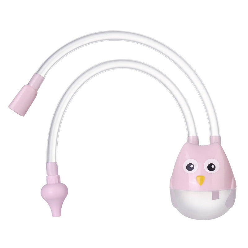 New Cartoon Baby Mouth Suction Nasal Aspirator Baby Snot Cleaner Newborn Anti-reflux Catheter Nasal Aspirator