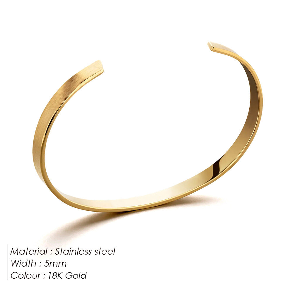 Accessories Cold Wind Bracelet European And American Simple Fashion Open Design Bracelet