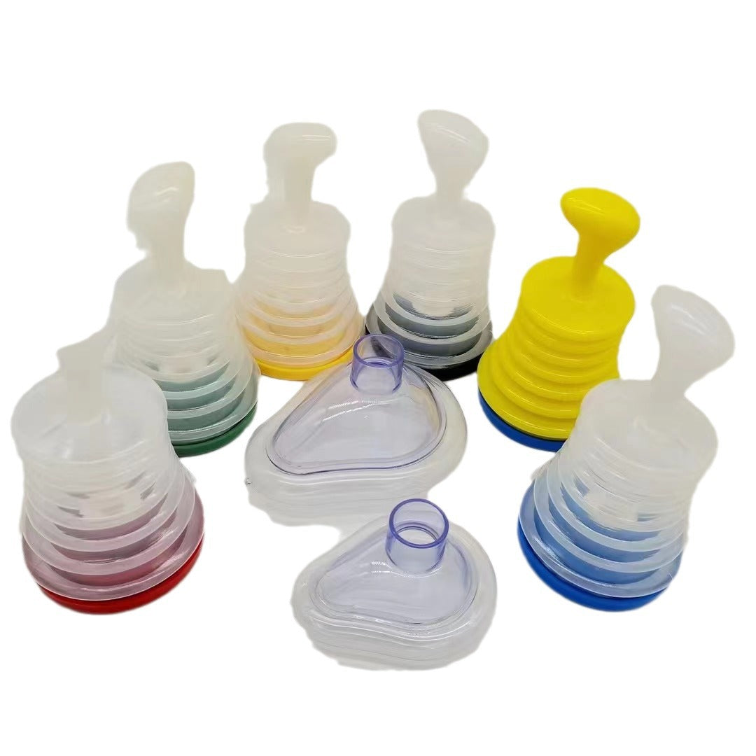 Outdoor Lung Exercise Choking First Aid Training Mask Breathing Trainer Artificial Cpr Capacity Trainer