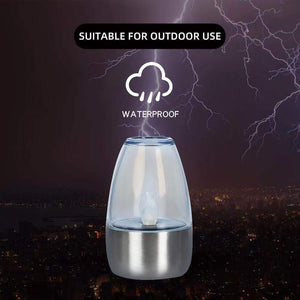 LED Solar Candle Cup Lamp Wire-free Layout Lamp DIY Lamp Metal Decorative Lamp