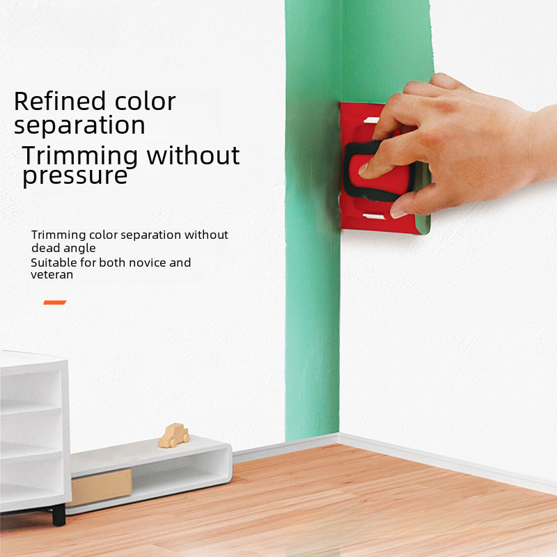 Latex Paint Flat Edge Brush Tool Corner Trimming Paint Brush Gypsum Line Shadow Corner Color Separator Hardware Tool