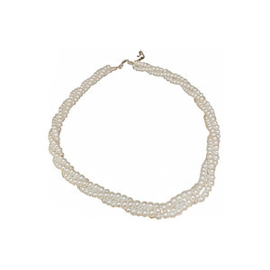 Retro Multi-layer Winding Imitation Pearl Necklace European And American Ins Elegant Simple Choker Fashion Niche Clavicle Chain Women