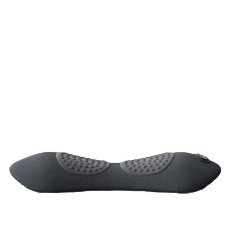 3 In 1 Electric Lumbar Support Pillow Adjustable Height Vibration With Heat Back Massager Back Pain Relief