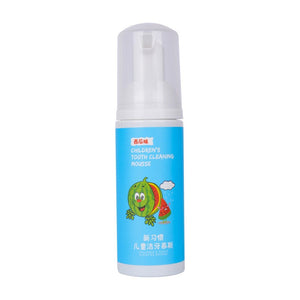 Children&#039;s Mousse Toothpaste Food-grade Fluoride-free Anti-cavity Press-type Cleaning Foam Toothpaste Whitening Stain Removal Cleaning