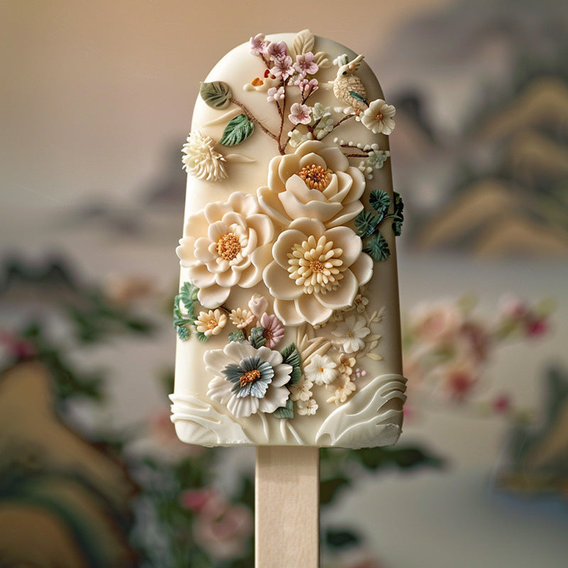 Ice Cream Food Grade Silicone Mold Handmade DIY Scenic Spot Ice Cream Mold