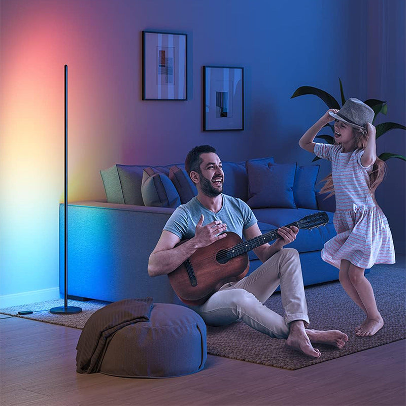 Line Lights Living Room Bedroom Bedside Decorative Lights Personalized Strip Corner Led Floor Lamp