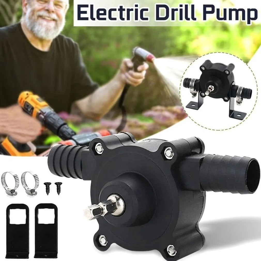 Hand Electric Drill Water Pump Household Small Water Pump Centrifugal Pump Convenient DC Water Pump Convenient Micro Self-priming Pump