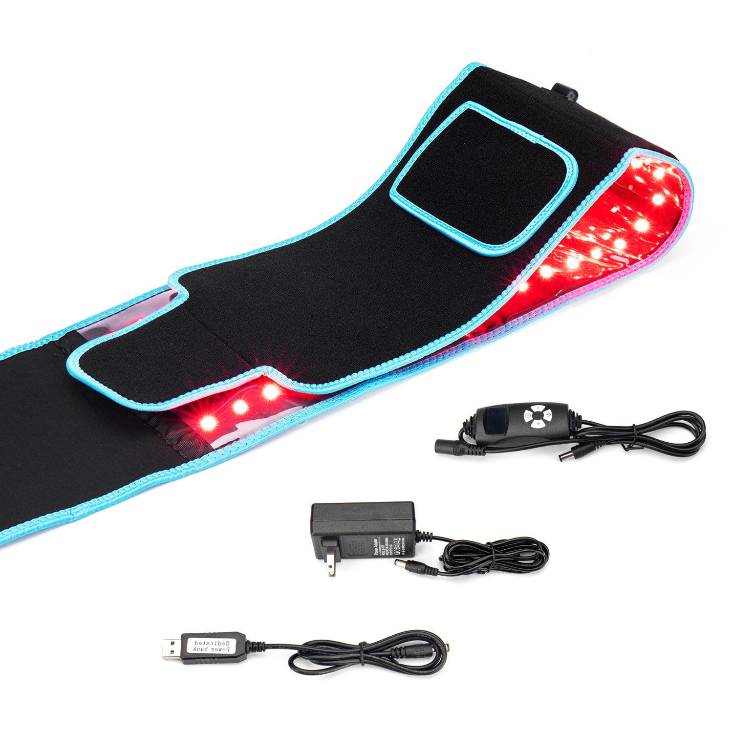 105 650-850 Band Led Red Light Belt Infrared Hot Compress Phototherapy Pad