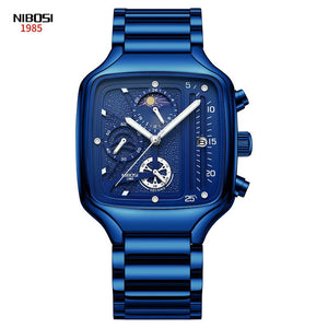 Student Watch Waterproof Calendar Personalized Square Quartz Watch