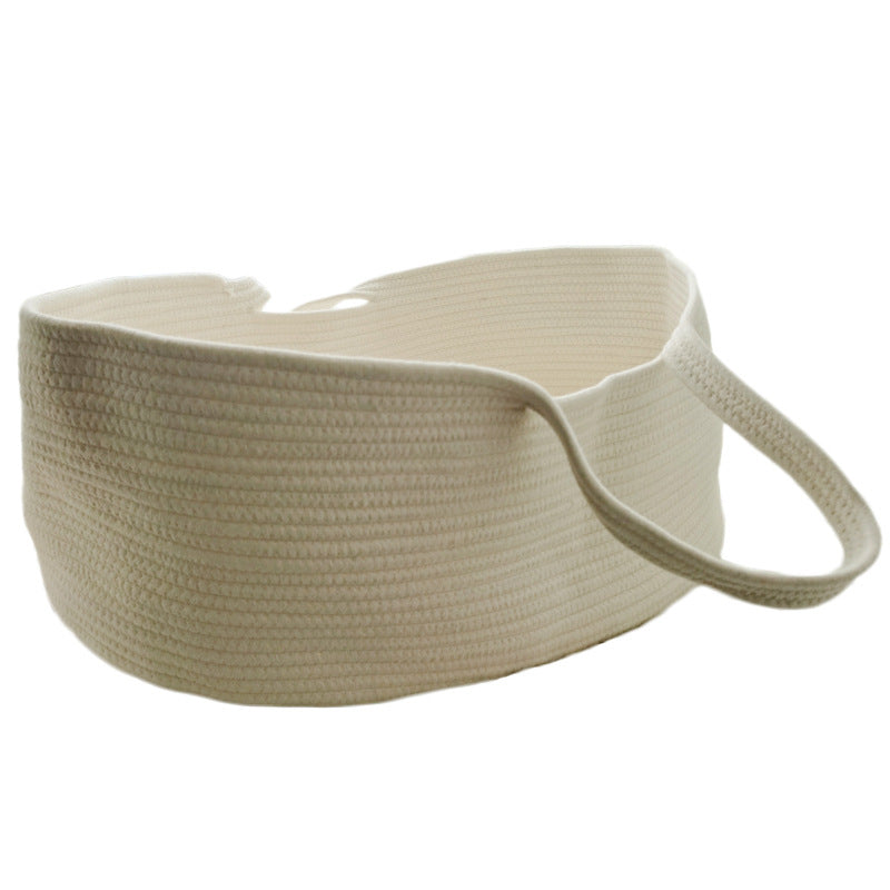 Portable Outdoor Cotton Rope Crib-Creative Baby Basket