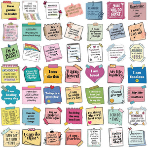 50 Sheets Self-affirmation Motivational Label Graffiti Sticker Personality Decoration Guitar Notebook Suitcase DIY Waterproof