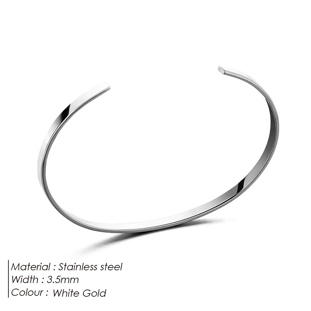Accessories Cold Wind Bracelet European And American Simple Fashion Open Design Bracelet