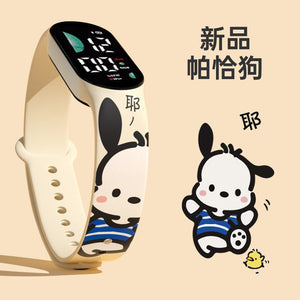 New Pacha Dog Cartoon Electronic Watch Student Cute Children Cartoon Printed LED Sports Watch Wholesale