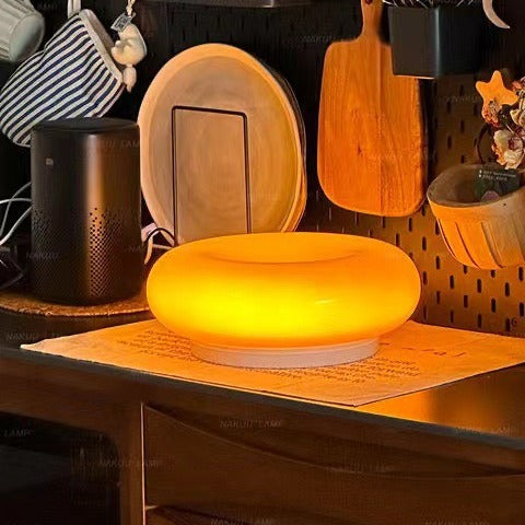 Donut Wall Lamp Bedroom Touch Orange Bauhaus Bedside Lamp Atmosphere Lamp