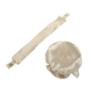 Tiktok New Non-Heated Curling Iron BUN BONS Sleepy Person&#039;s Curling Tool Large Wave Hair Rolling Brush Hair Styling Accessory