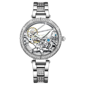 Sinas Cross-border E-commerce Exclusively For Ladies Fashion Hollow Automatic Mechanical Ladies Watch SN337