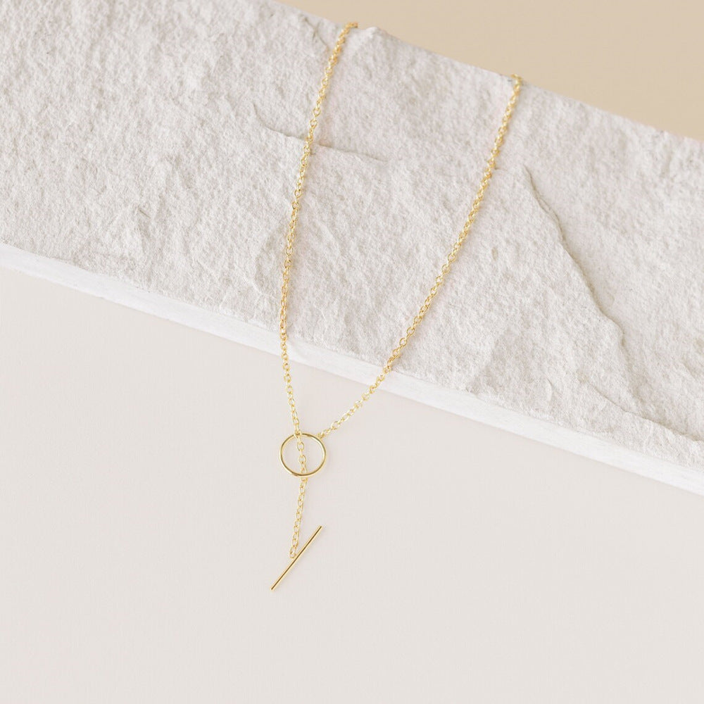 Personalized Simple Pclip Chain Clavicle Chain Women&#039;s Fashion Layered Ot Buckle Versatile Necklace