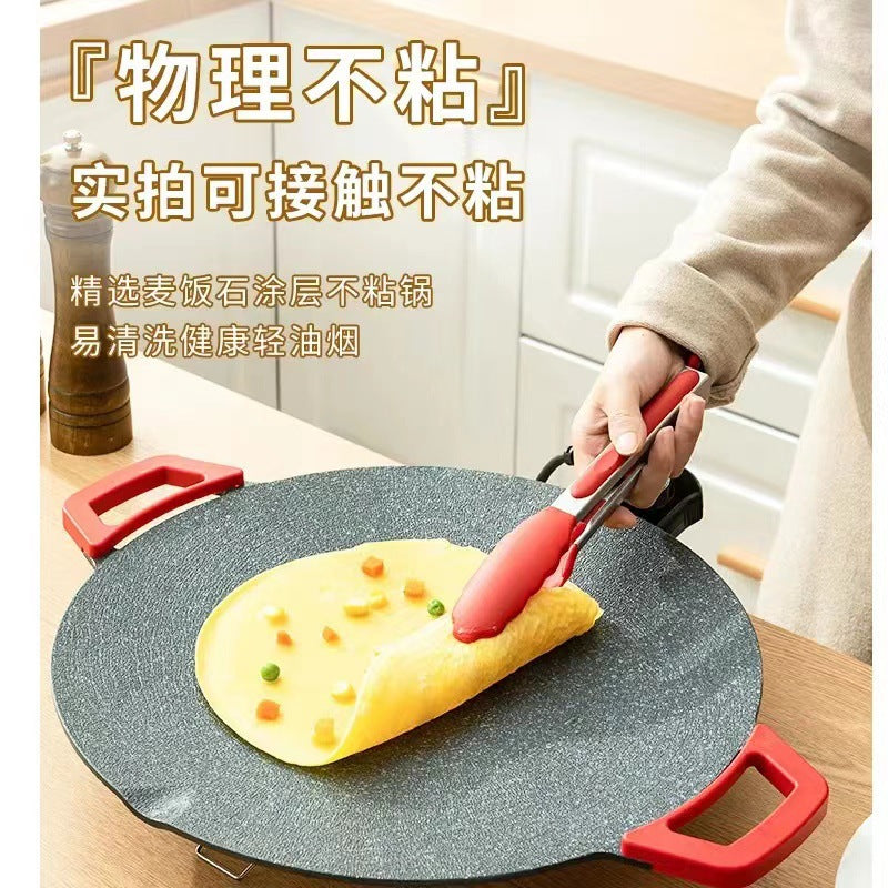 Korean-style Electric Baking Pan Multi-function Electric Barbecue Oven Household Non-stick Barbecue Iron Plate Smoke-free Electric Frying Pan Fried Steak Baking Pan
