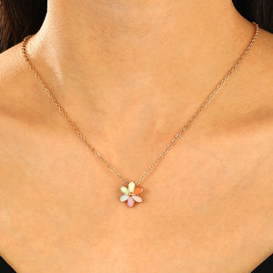Fashion Simple Niche Design Love Fingerprint Pendant Necklace Women&#039;s All-match Clavicle Chain Extremely Simple Style