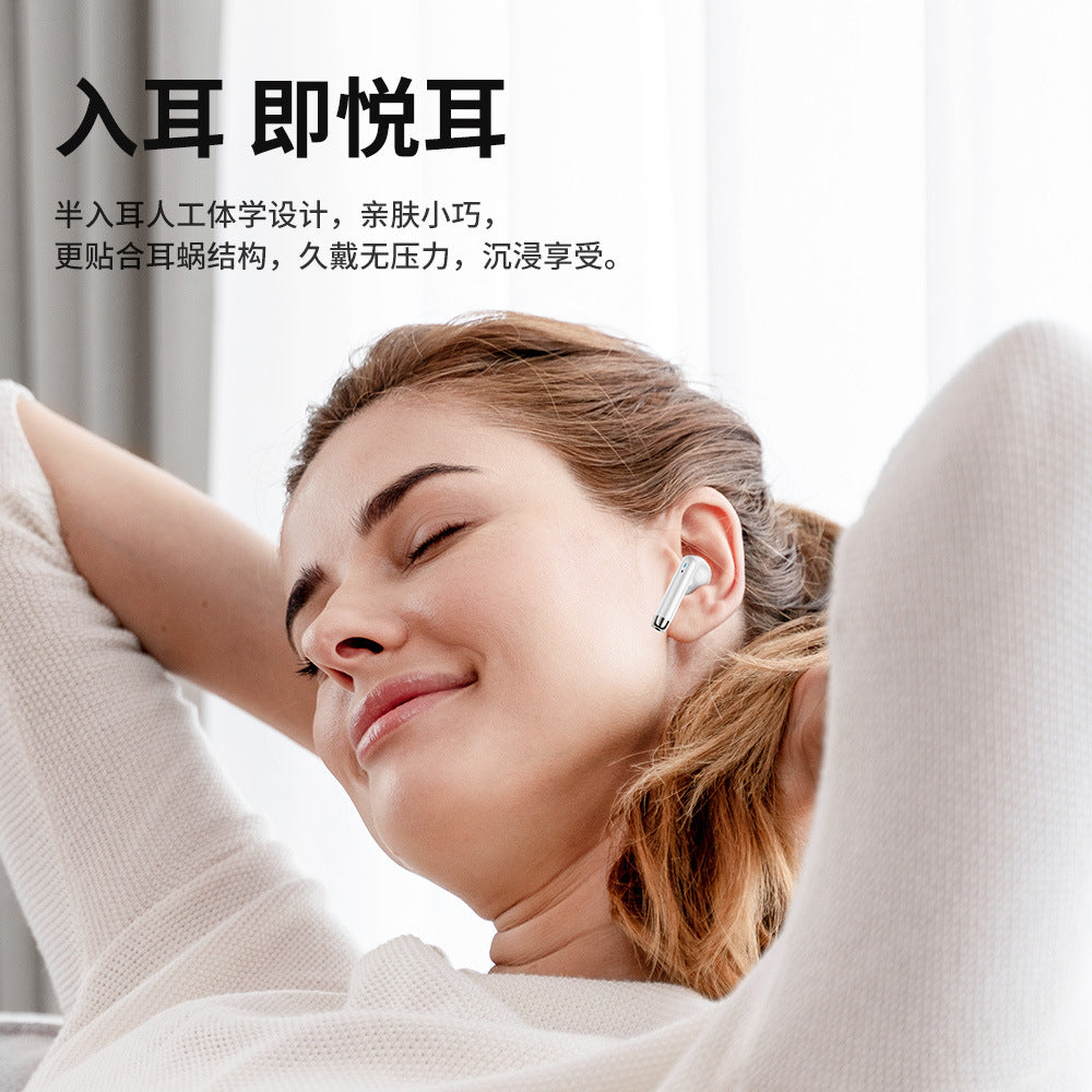 Toocki V08 TWS True Wireless Bluetooth 5.3 Half In-ear Design Overtime Long Battery Life Waterproof Sweat-proof Headset