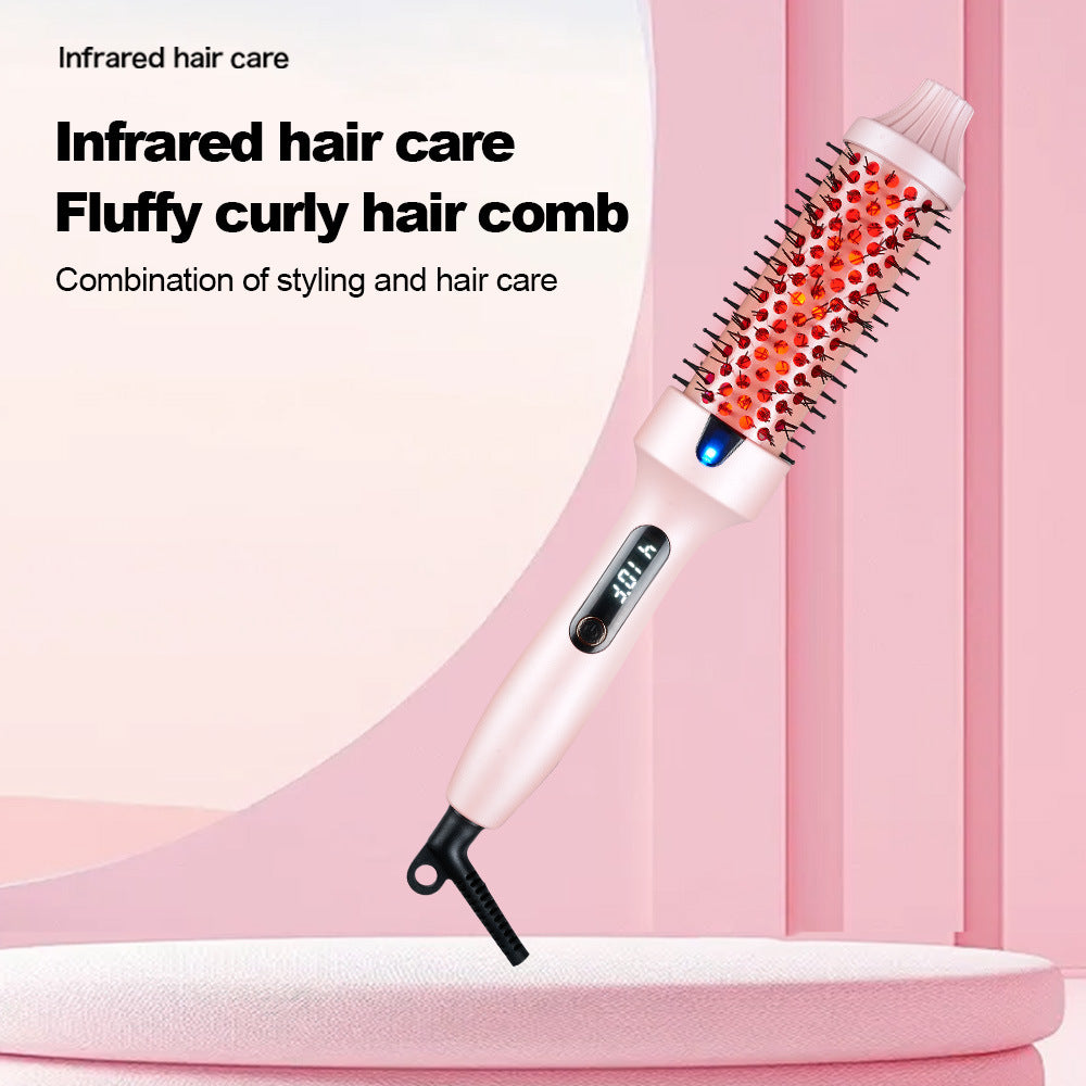 Cross-border Straightening Hair Comb Curling Hair Comb Artifact Portable Hair Straightener Internet Celebrity Short Hair Household Electric Curling Hair Rod