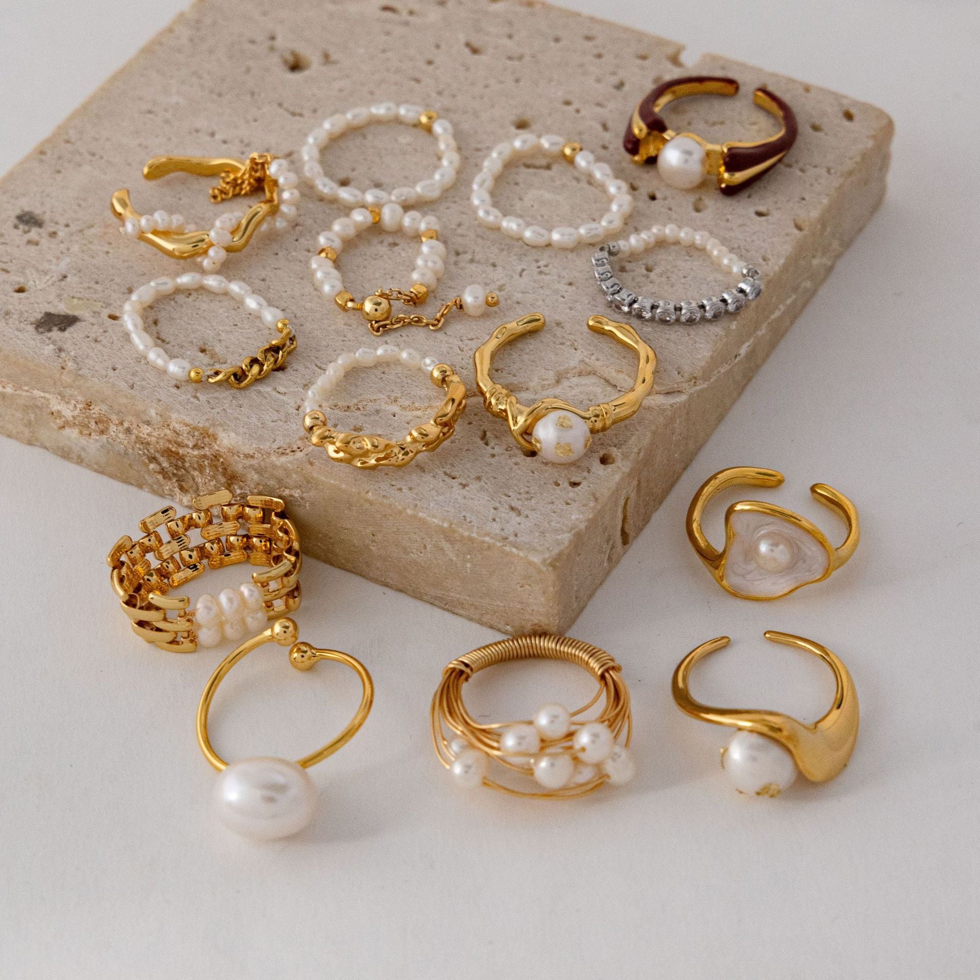 Natural Real Pearl Ring