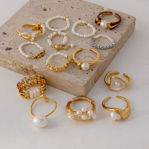 Natural Real Pearl Ring