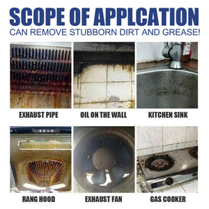 Oil Stain Foam Cleaner Household Stove Kitchen Pot Bottom Oil Stain Range Hood Gentle Cleaning