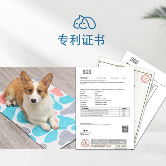 Dog Mat, Pet Summer Ice Mat, Dog Cage Mat, Floor Mat For Sleeping, Ice Gel Cooling Pet Mat, Anti-Bite Sleeping Mat