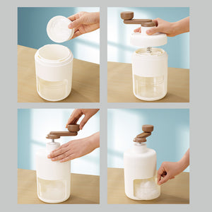Hand Ice Shaving Machine Cotton Ice Fruit Milkshake Sand Ice Machine Household Ice Crusher Salmon Seafood Fresh Ice