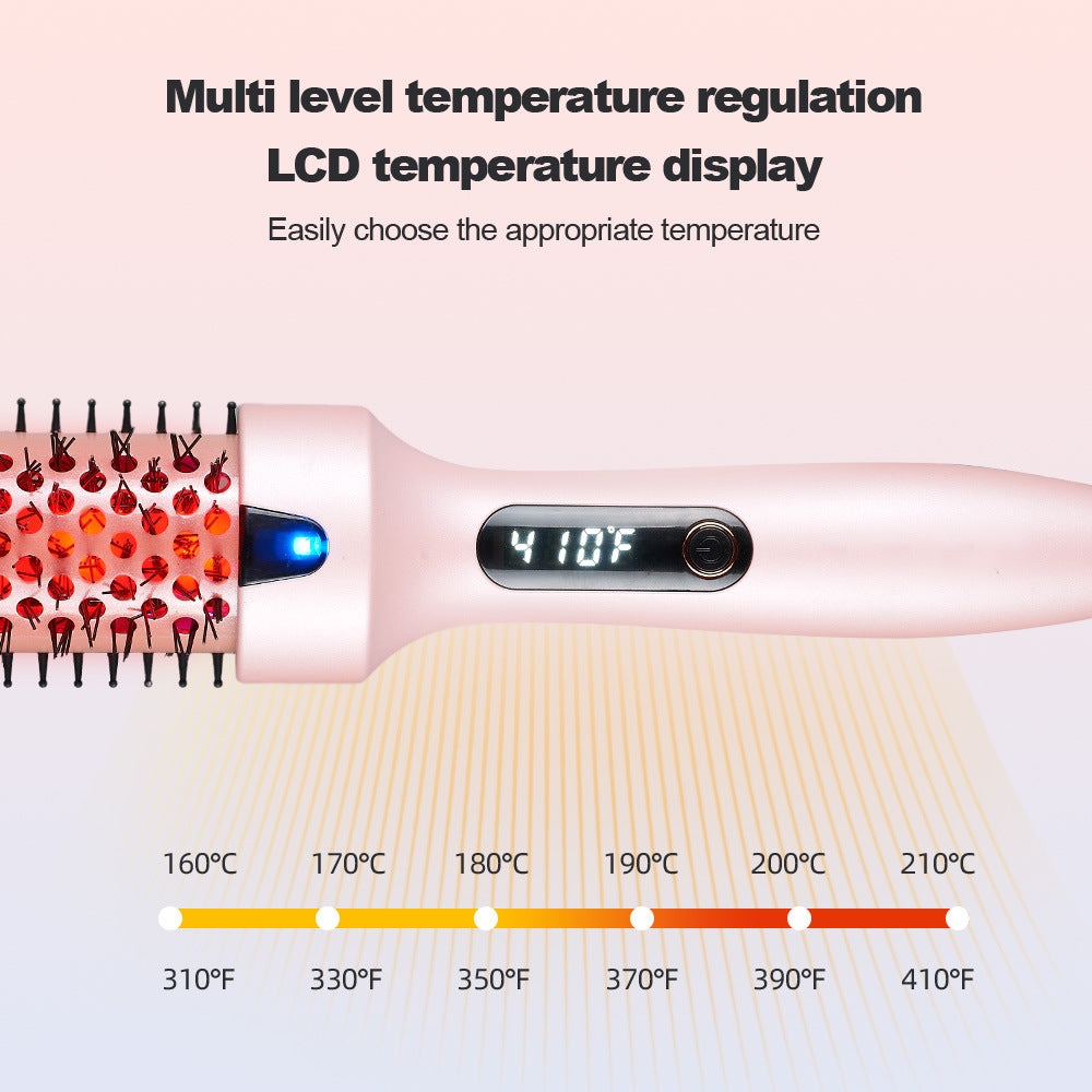 Cross-border Straightening Hair Comb Curling Hair Comb Artifact Portable Hair Straightener Internet Celebrity Short Hair Household Electric Curling Hair Rod