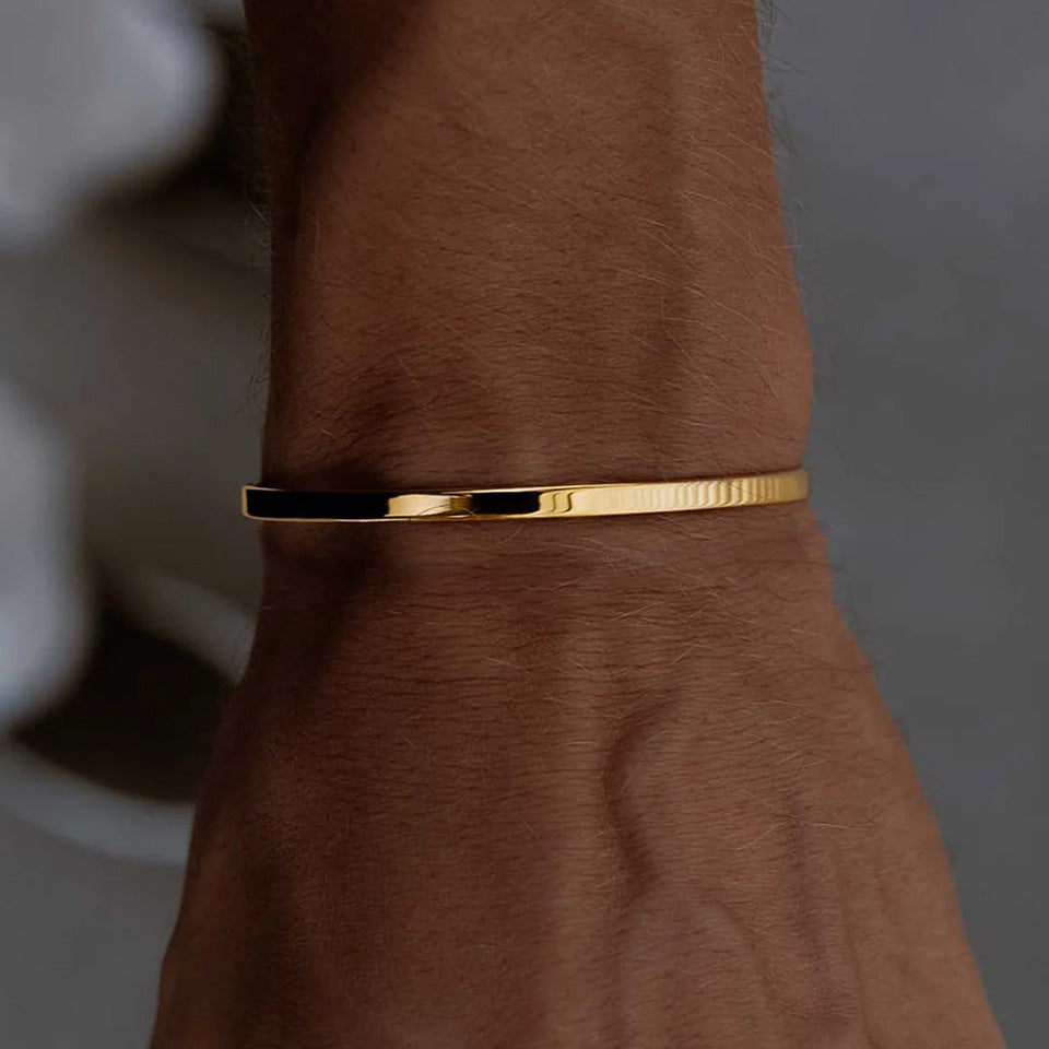 Accessories Cold Wind Bracelet European And American Simple Fashion Open Design Bracelet